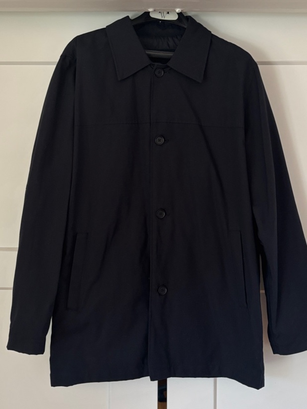 GAP Men's Black Classic Trench Coat